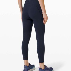 Lululemon Invigorate High-Rise Tight 25" True Navy Sz 4 EUC